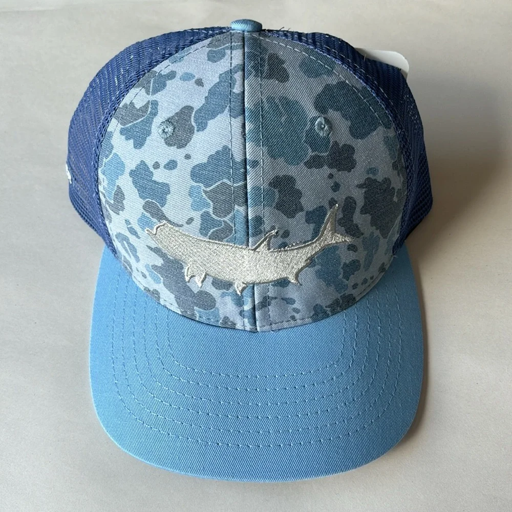 RepYourWater Blue Camo Trucker Hat